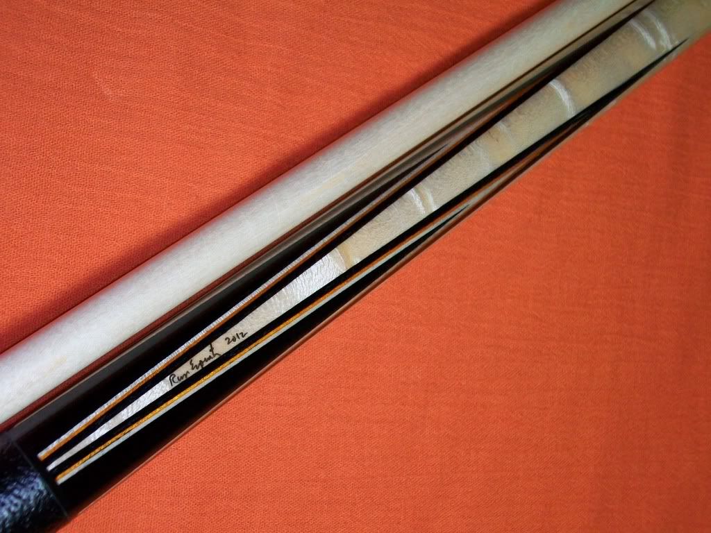 Russ Espiritu Sharp Custom Pool Cue Leather New Low Deflection Shaft Rectb 1